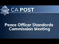 POST Commission Meeting - March 7th 2024