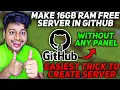 How To Use 16GB Ram Free Server in GitHub Without Panel GitHub Minecraft Server