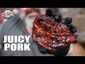 Juicy Grilled Pork Chops Reverse Seared on a Charcoal Grill