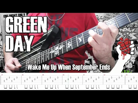 Download MP3 Green Day - Wake Me Up When September Ends (Guitar Cover + TABS)
