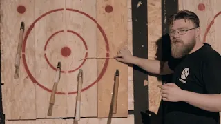 The Straight Line Challenge - Whistle Punks Urban Axe Throwing