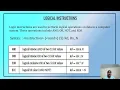 Data Processing Instructions