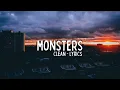 Download Lagu All Time Low, Demi Lovato \u0026 blackbear - Monsters (Clean - Lyrics)