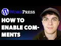How to Enable Comments on Wordpress pages Posts Full 2025 Guide