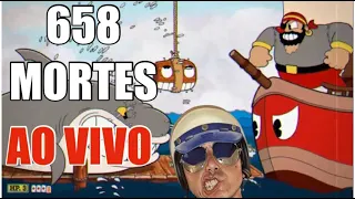 Cuphead - MODO ESPECIALISTA 658 MORTES E CONTANDO (PARTE 4 - 2)  #ps4live Irmãos Piologo Games