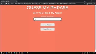 Word Guessing Game in JavaScript Guess The Word Game in JavaScript in 2021 Letter Guessing Game