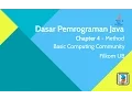 Dasar Pemrograman Java - Ch 4