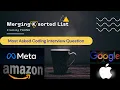 Cracking The Coding Interview - Merge K Sorted Linked List
