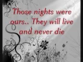 Download Lagu Skillet-Those Nights Lyrics