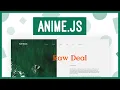 How to Animate a Website using Anime js Web Animation Tutorial