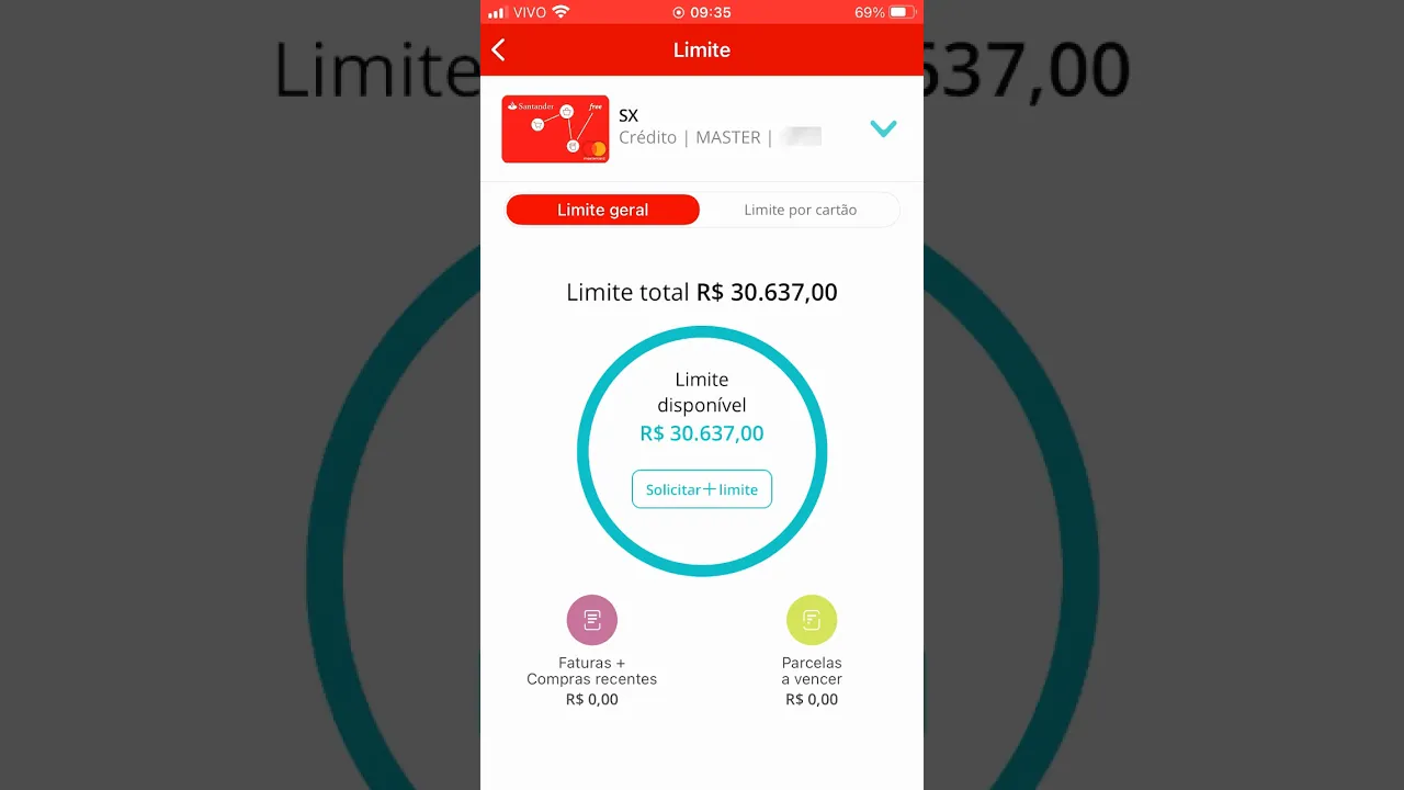 ????CARTÃO DE CRÉDITO SANTANDER SX: O LIMITE DO SEU, SATISFEITO?????☝️