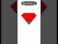Super man logo in python turtle