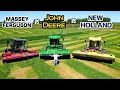 John Deere vs Massey Ferguson vs New Holland Swather Test