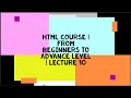 HTML Course From Beginners to Advance Level Lecture 10 Divs Spans Classes Ids