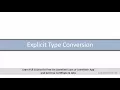 Type Conversion in C - in Hindi