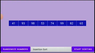 Easy Sorting Algorithms Android Application
