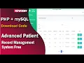 Patient Record Management System in PHP MySQL