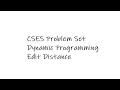 CSES Problem Set Edit Distance
