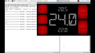 Heating Security Control Part 9 - Raspberry Pi coding python tkinter gui for my heating menu