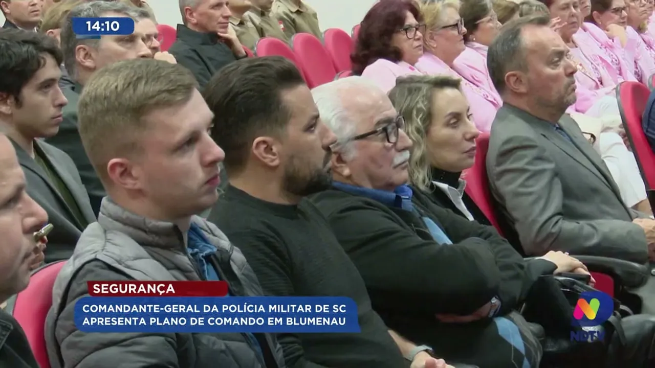 Comandante-Geral da Polícia Militar de SC apresenta Plano de Comando em Blumenau