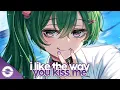 Nightcore - i like the way you kiss me (Lyrics)