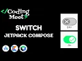 How to Implement Switch in Jetpack Compose Android Studio Kotlin Tutorial