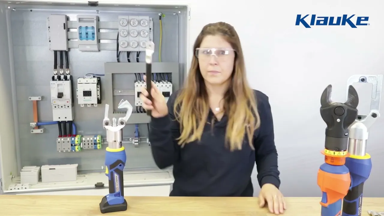 Klauke EK30IDML | Battery powered hydraulic crimping tool 6-120sqmm