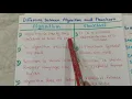 Difference between Algorithm and Flowchart with example Comparison Flowchart Algorithm in Hindi