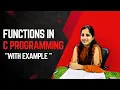 C Language Functions Made Easy With Examples Vanita Mehta Classes