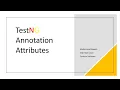 TestNG Annotations helper Attributes priority enable description