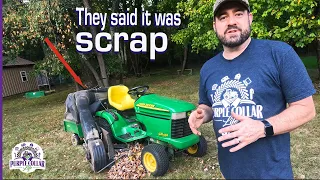 I saved this from the scrap yard John Deere tractor