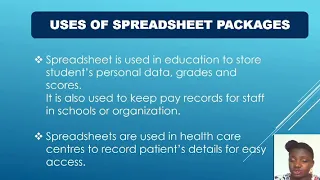 INFORMATION TECHNOLOGY SPREADSHEET PACKAGE JSS 3