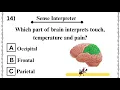 Part 1 Top 25 MCQS For NEET MDCAT Nursing Students Human Brain Quiz