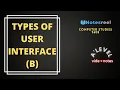Types of User Interface B Chapter 1 2 System Software A Level Notes Computer Studies 9608