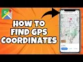 How to show GPS coordinates Google Maps Android and IOS