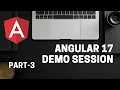 Angular 17 Angular Academy Demo Session Day 3 Data Binding