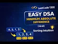 Minimum Absolute Difference LeetCode 1200 Easy DSA Explained in Hindi Sorting Intuition
