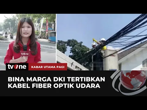 Memakan Korban Luka, Pemprov DKI Relokasi Kabel Semrawut