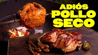 POLLO ASADO JUGOSO al carbón | La salmuera que lo cambia todo 🍗🔥