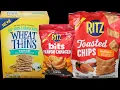 Ranch Wheat Thins Cheese Pizza Ritz Bits Buffalo Ritz Toasted Chips Review