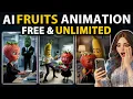 Create Viral Talking 3D Fruit Animation s with AI 100 FREE