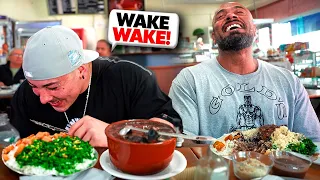 BALESTRIN TOOK GANLEY TO EAT THE 2KG FEIJOADA