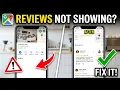 Want to Fix Google Maps Reviews Not Showing Follow This Step by Step Guide