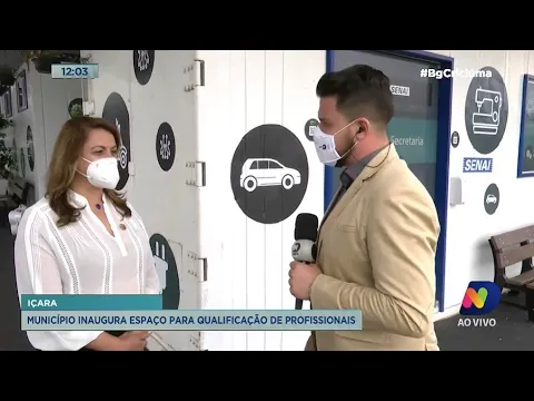Governo de Içara inaugura carretas da Escola Profissional Municipal