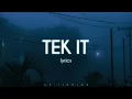 Download Lagu Cafuné - Tek It (Lyrics)