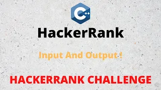 HackerRank Solution Input and Output Type in C
