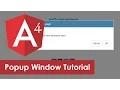 Angular Popup Modal Window Example