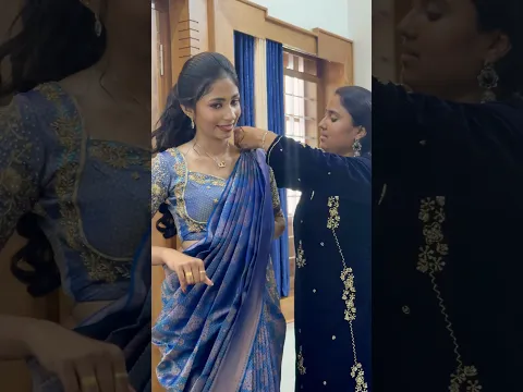 Quick എന്റെ മന്ത്രകോടി change 🥹🫶 His first blessed gift after becoming my husband. 🤍✨