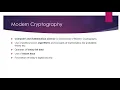 Modern Cryptography
