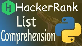 List comprehensions HackerRank Solution Hackerrank List comprehensions List comprehension